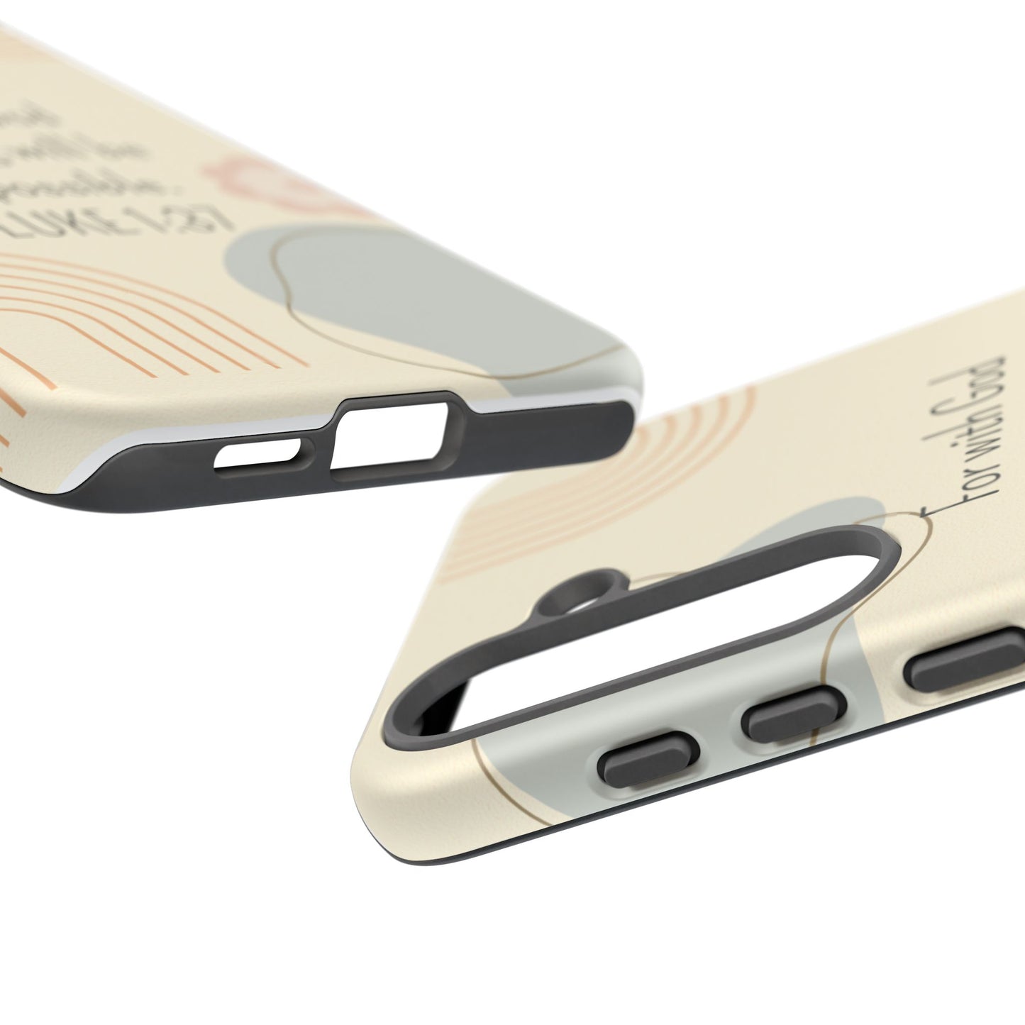 Luke 1:37 Phone Case