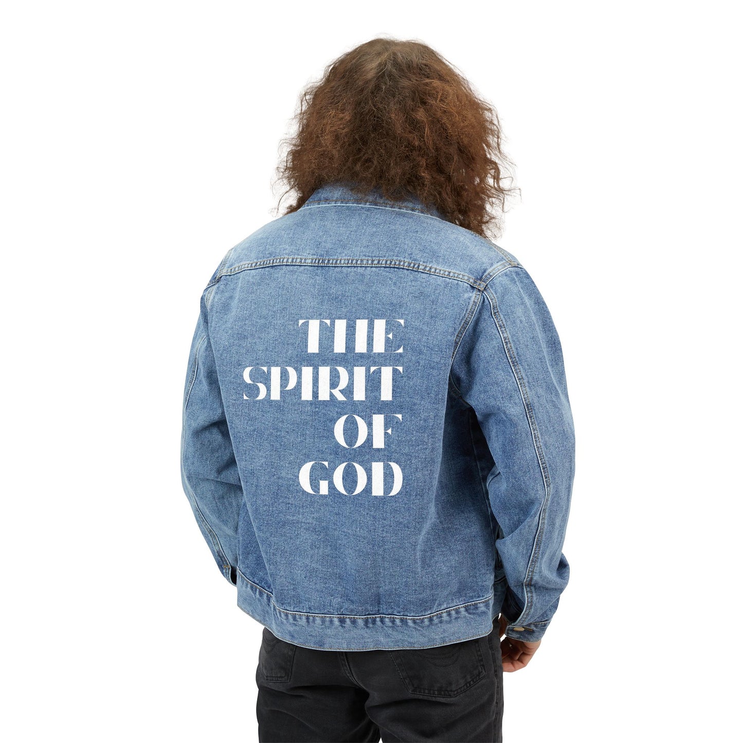 Men's Spirit of God Denim Jacket