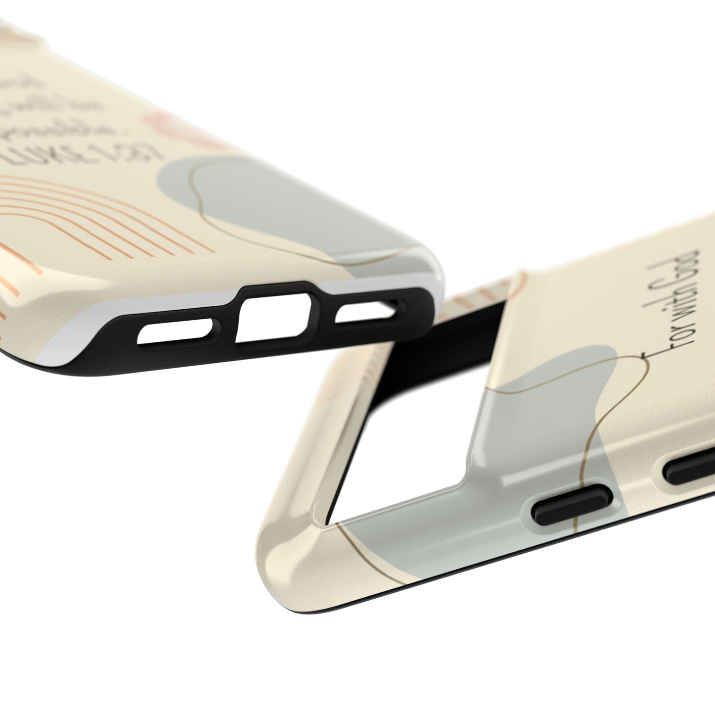 Luke 1:37 Phone Case