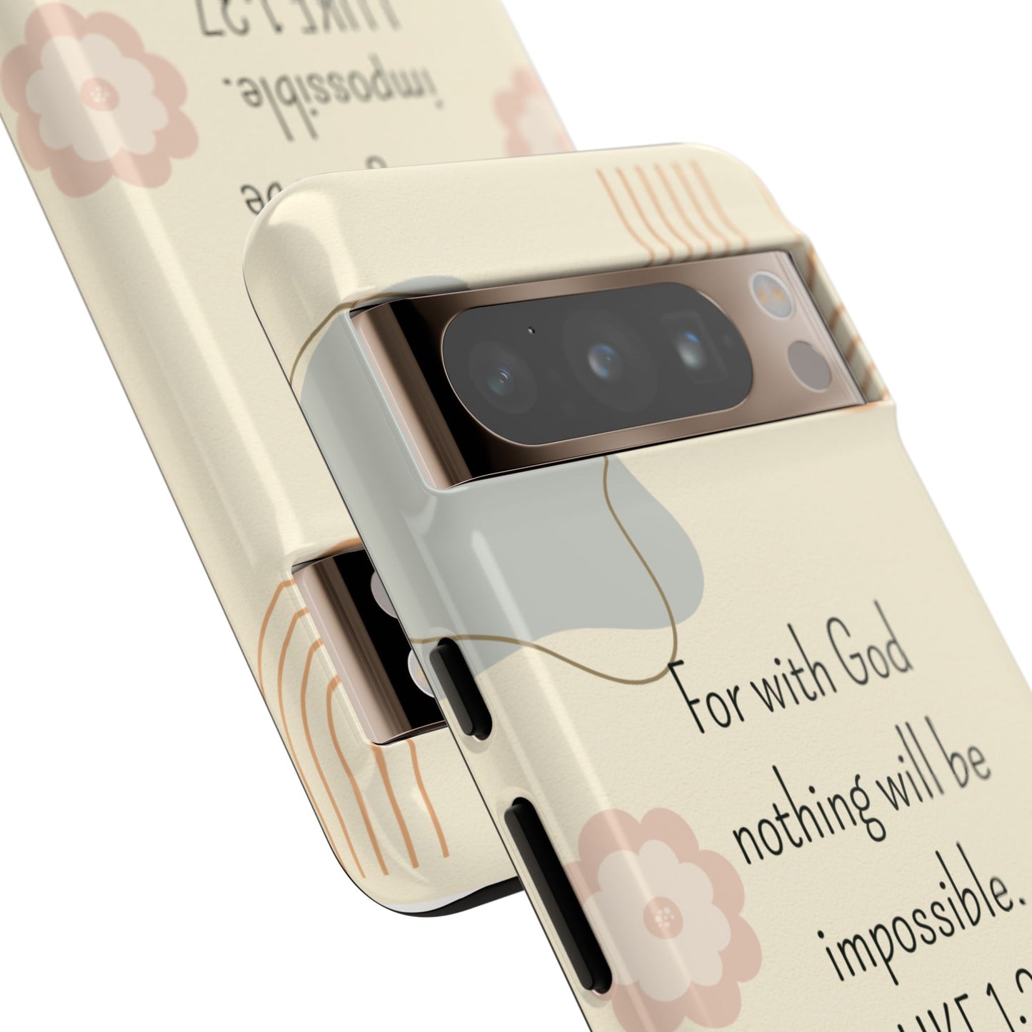 Luke 1:37 Phone Case
