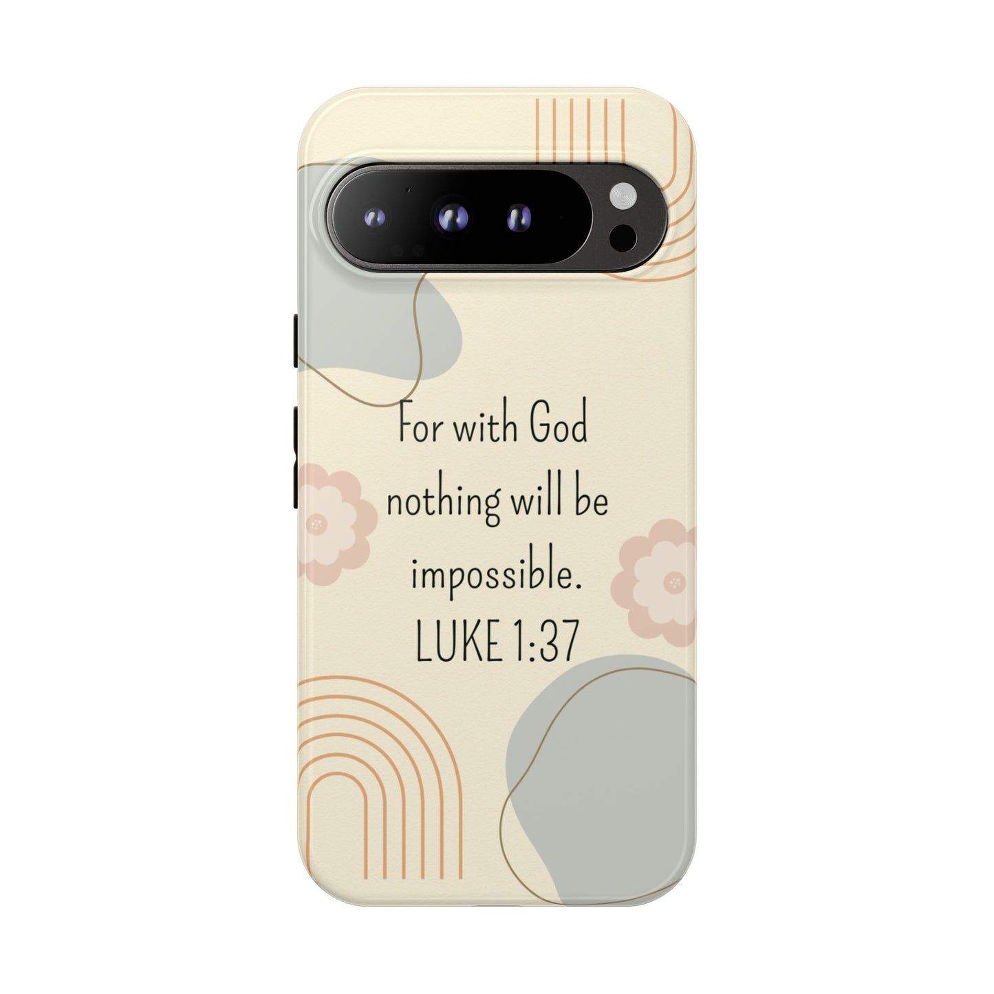 Luke 1:37 Phone Case