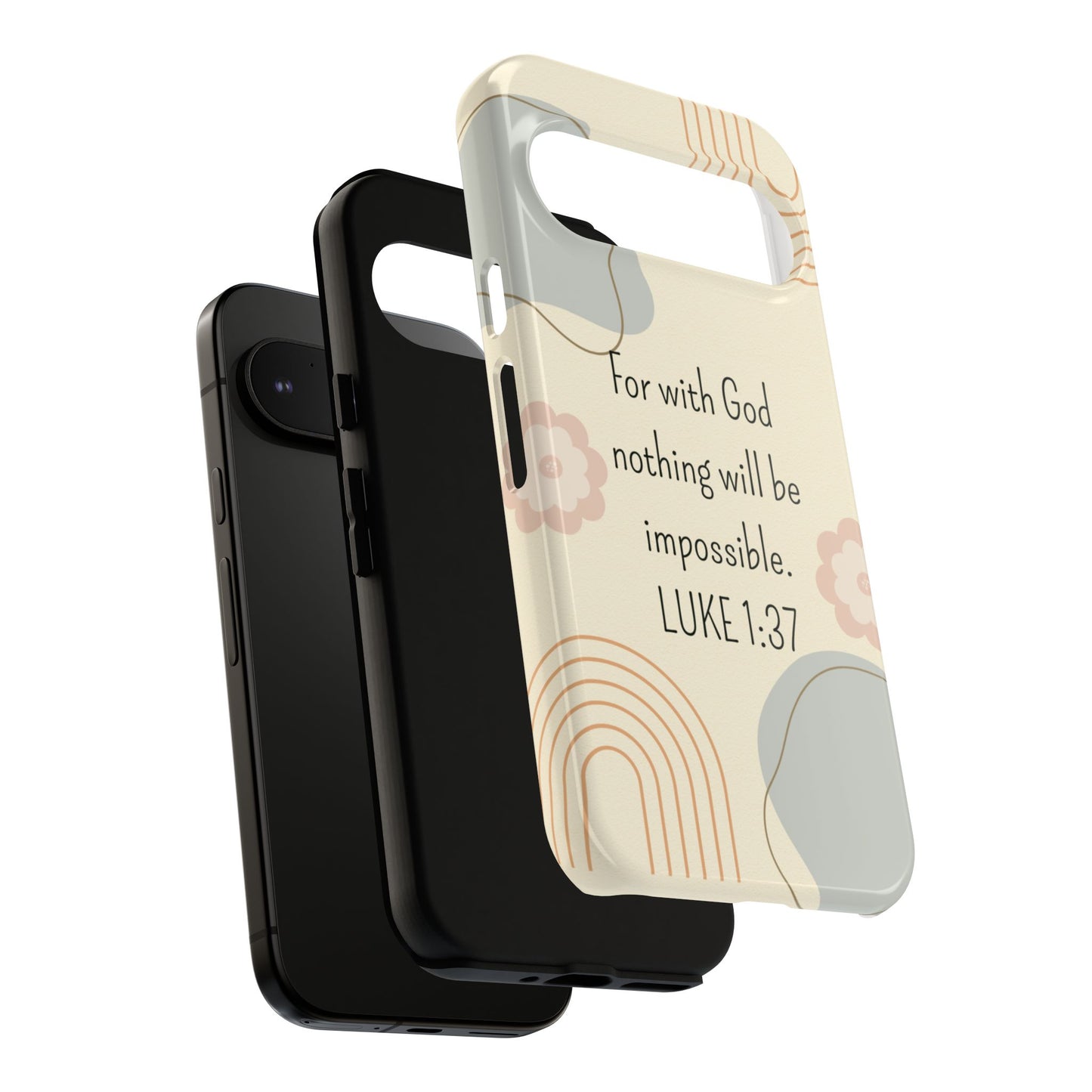Luke 1:37 Phone Case