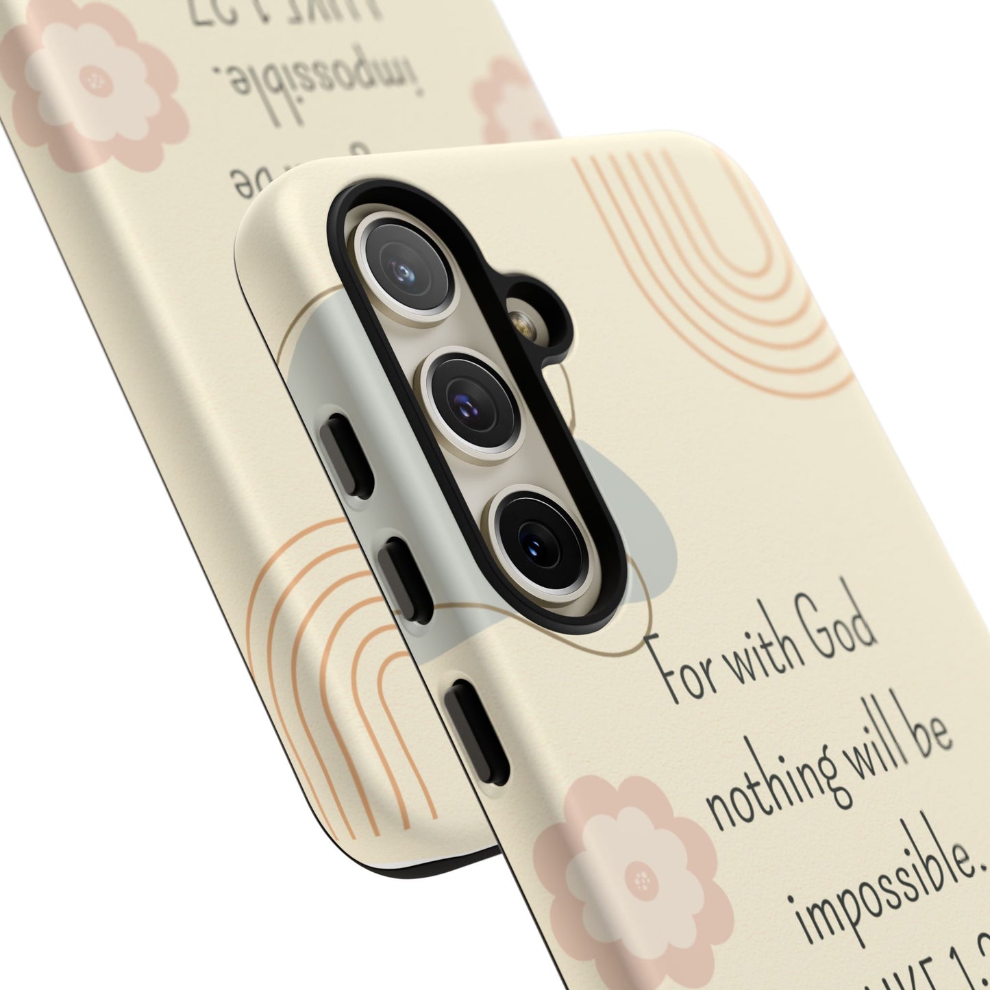 Luke 1:37 Phone Case