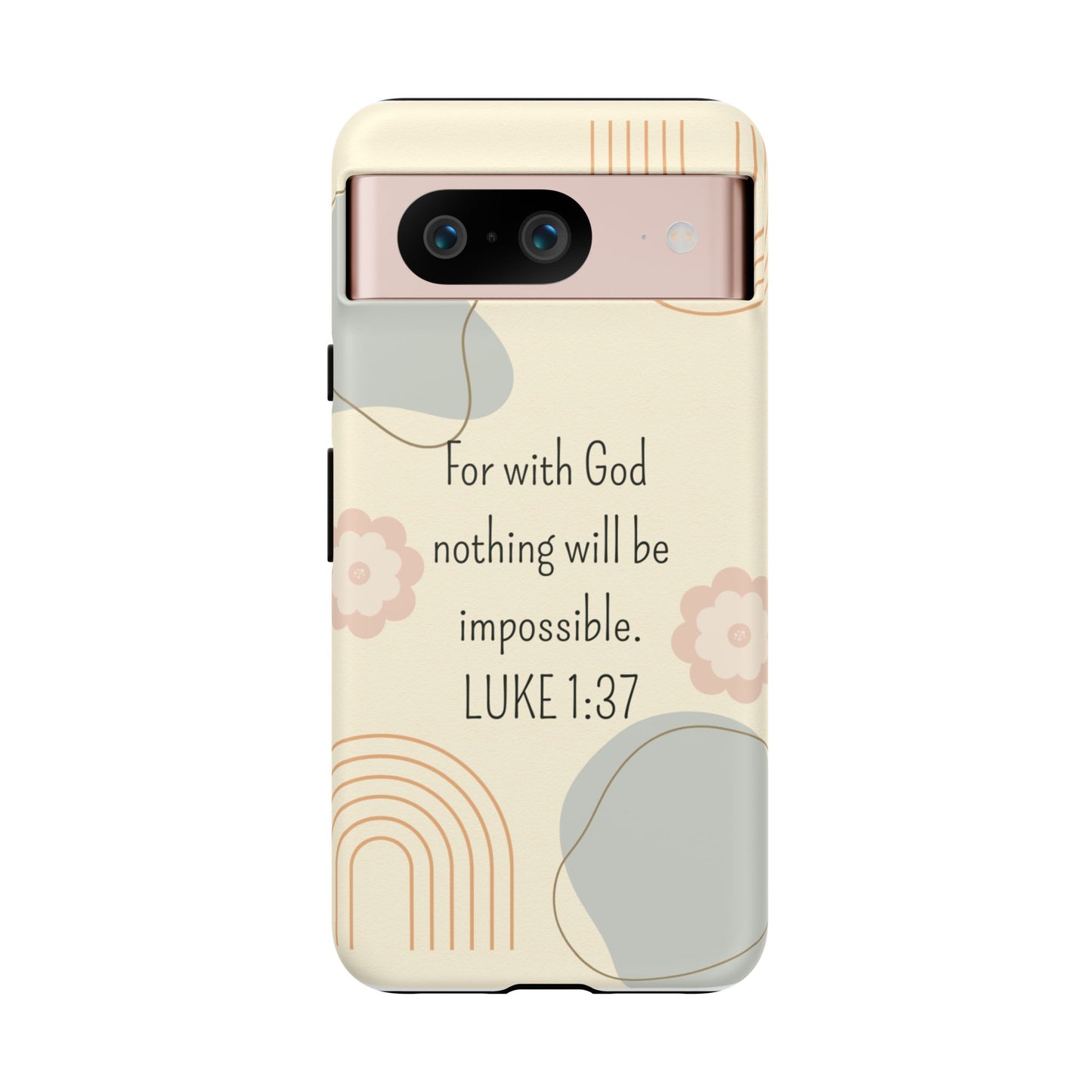 Luke 1:37 Phone Case