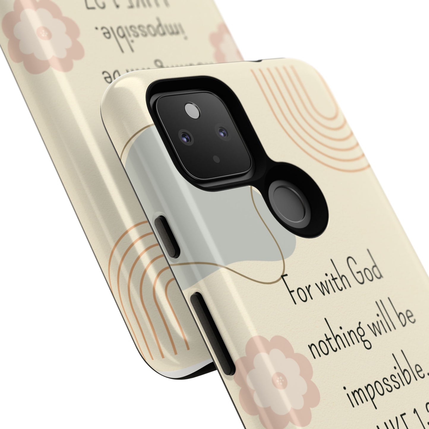 Luke 1:37 Phone Case