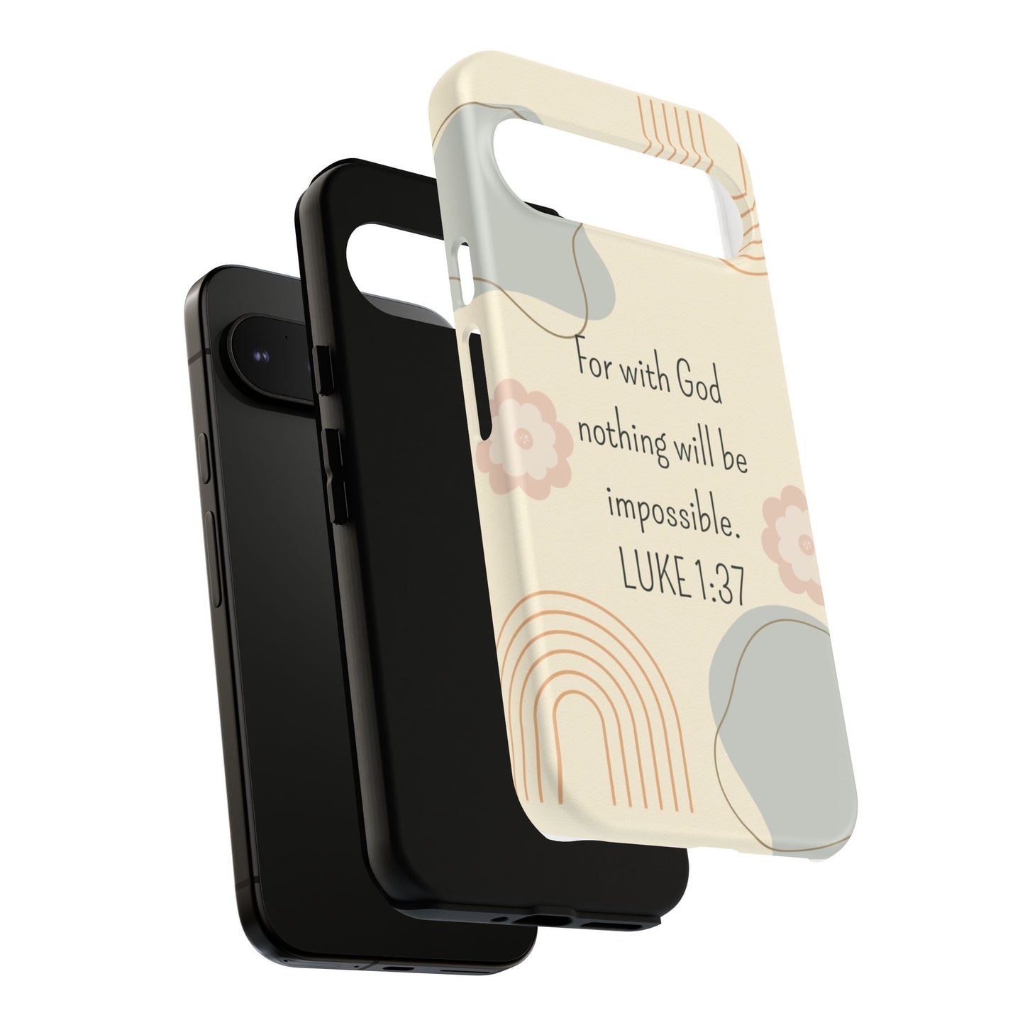 Luke 1:37 Phone Case