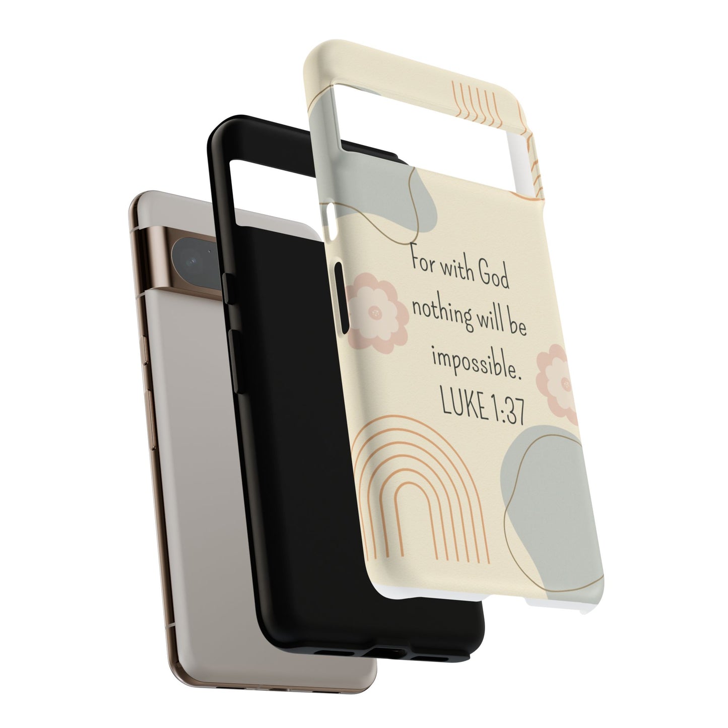Luke 1:37 Phone Case
