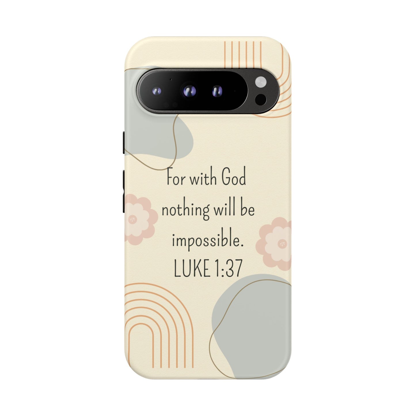 Luke 1:37 Phone Case