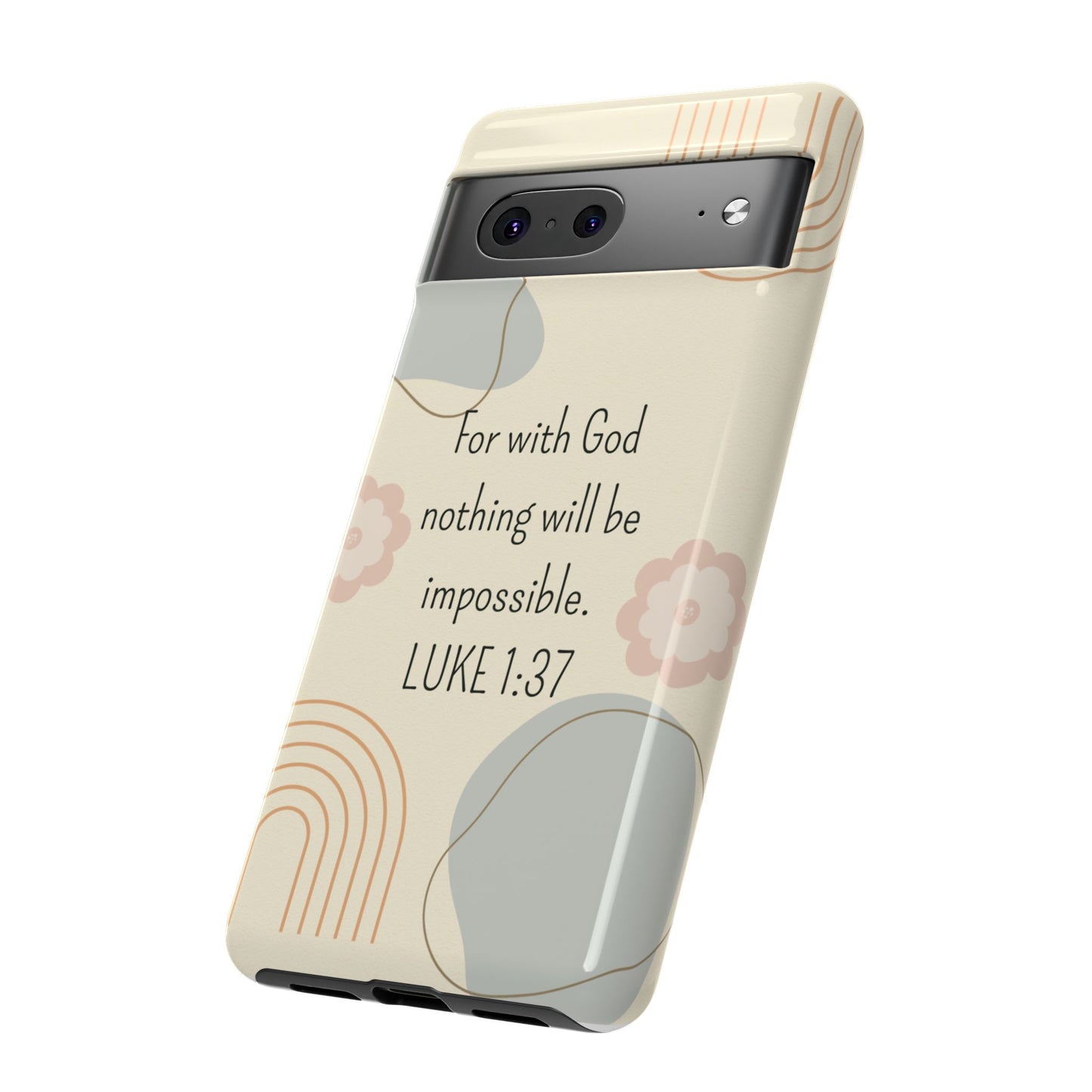 Luke 1:37 Phone Case