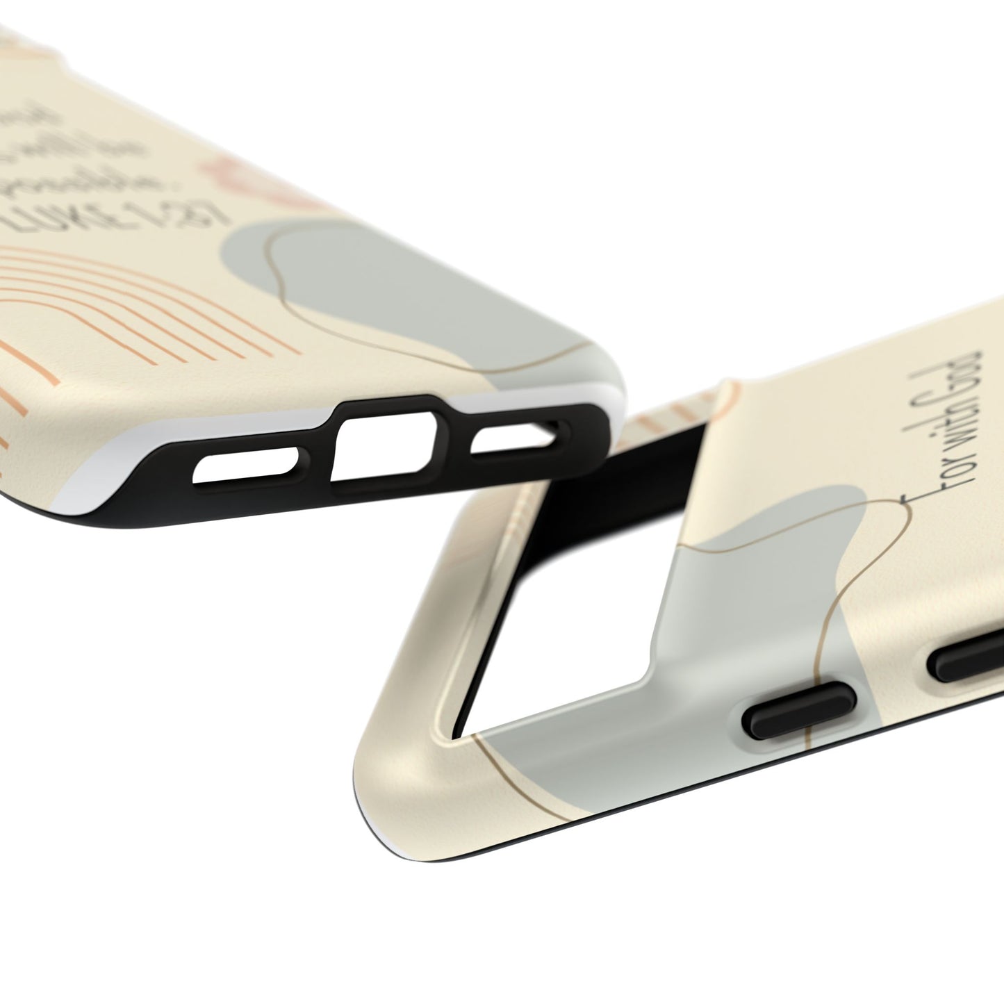 Luke 1:37 Phone Case