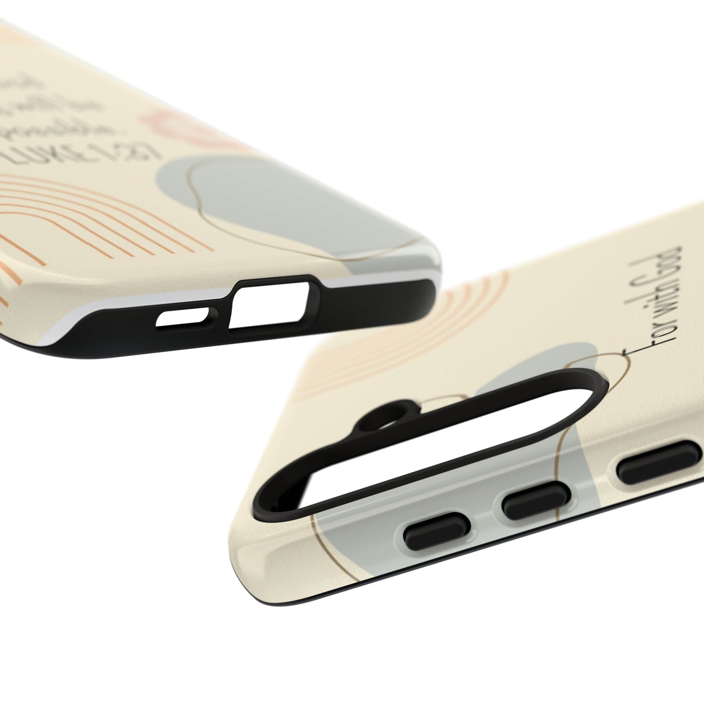 Luke 1:37 Phone Case