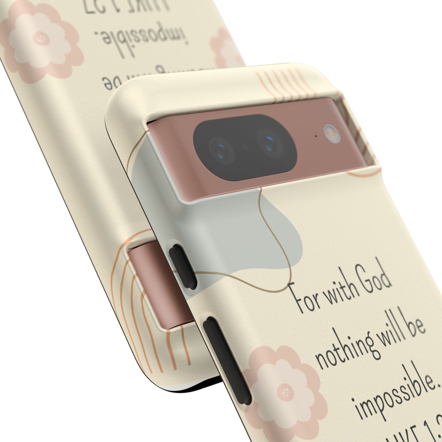 Luke 1:37 Phone Case