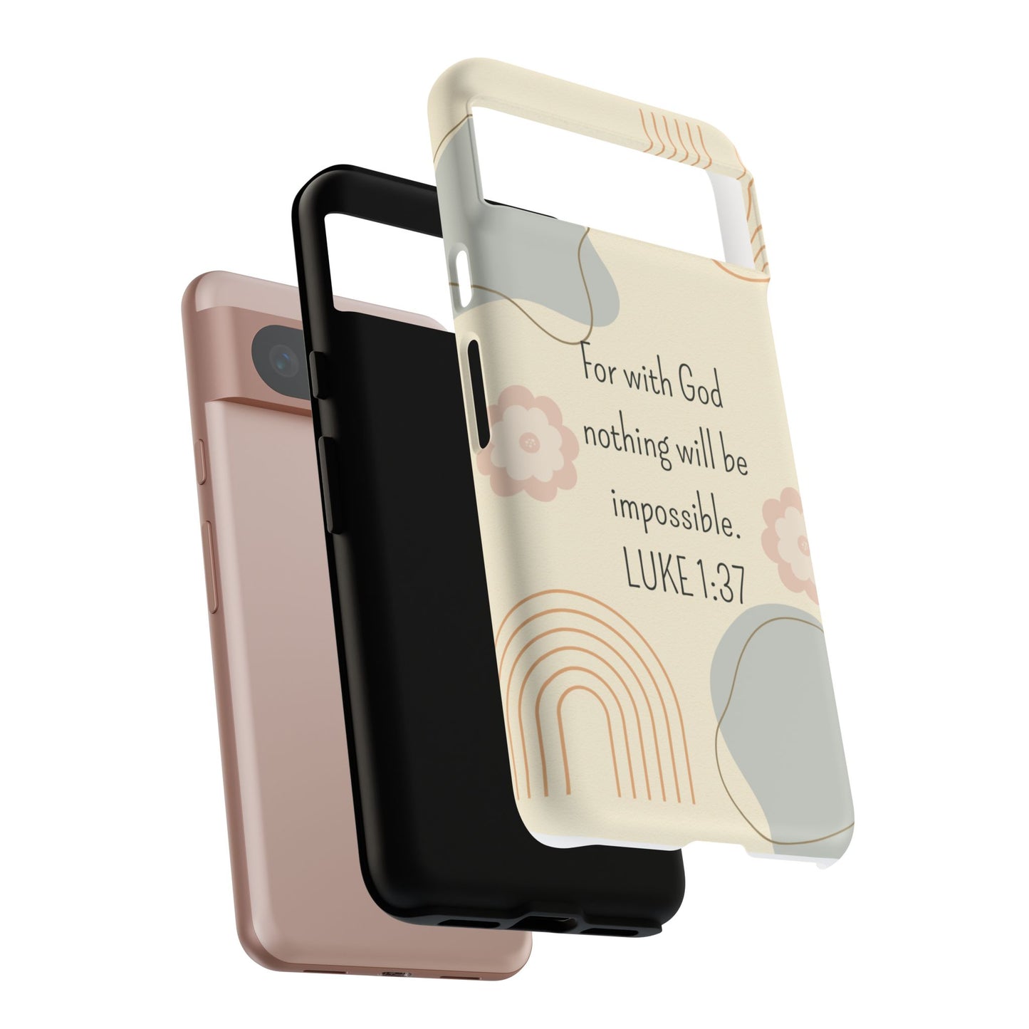 Luke 1:37 Phone Case