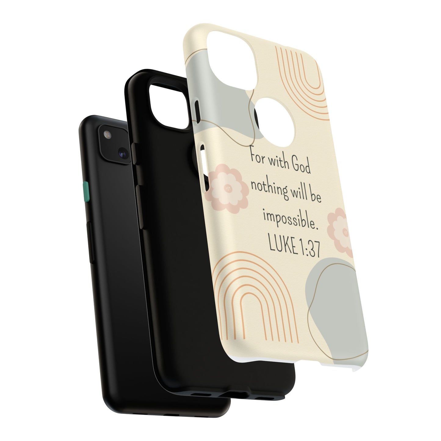Luke 1:37 Phone Case