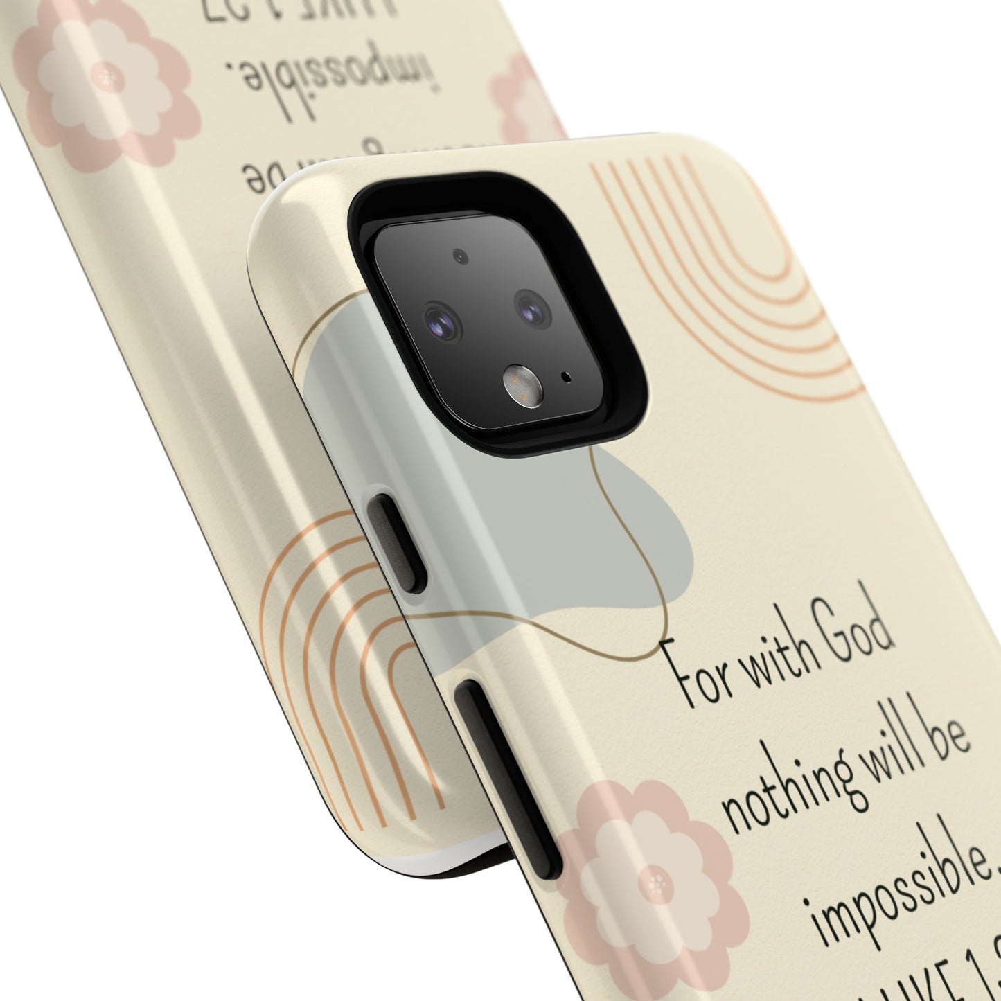 Luke 1:37 Phone Case