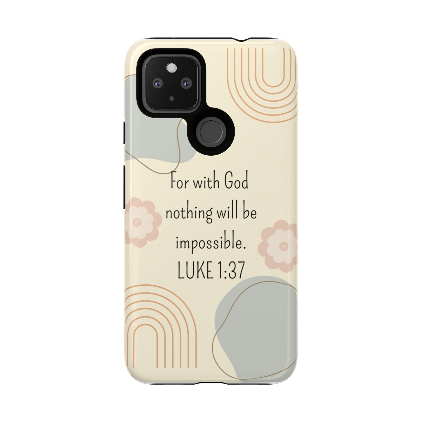 Luke 1:37 Phone Case