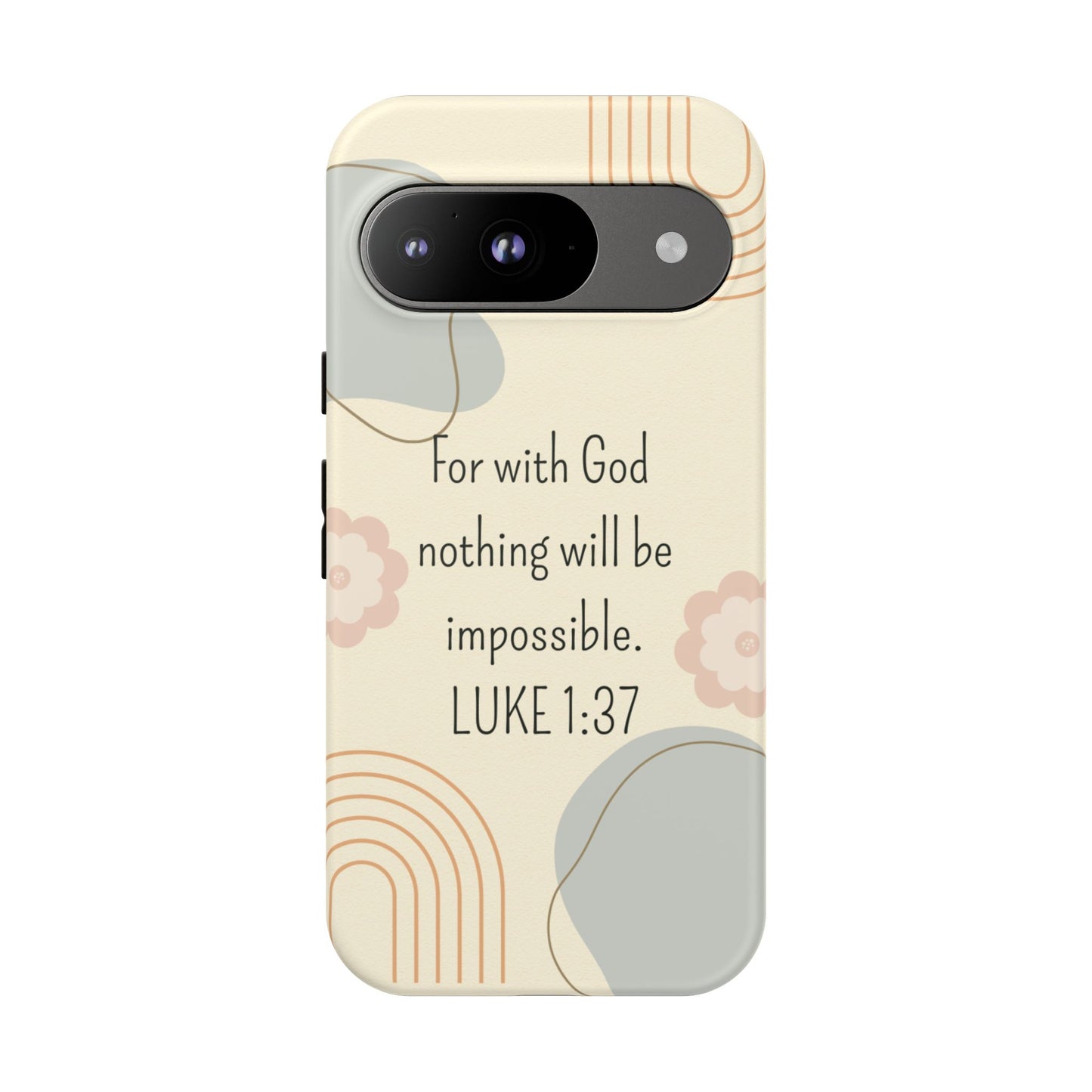 Luke 1:37 Phone Case