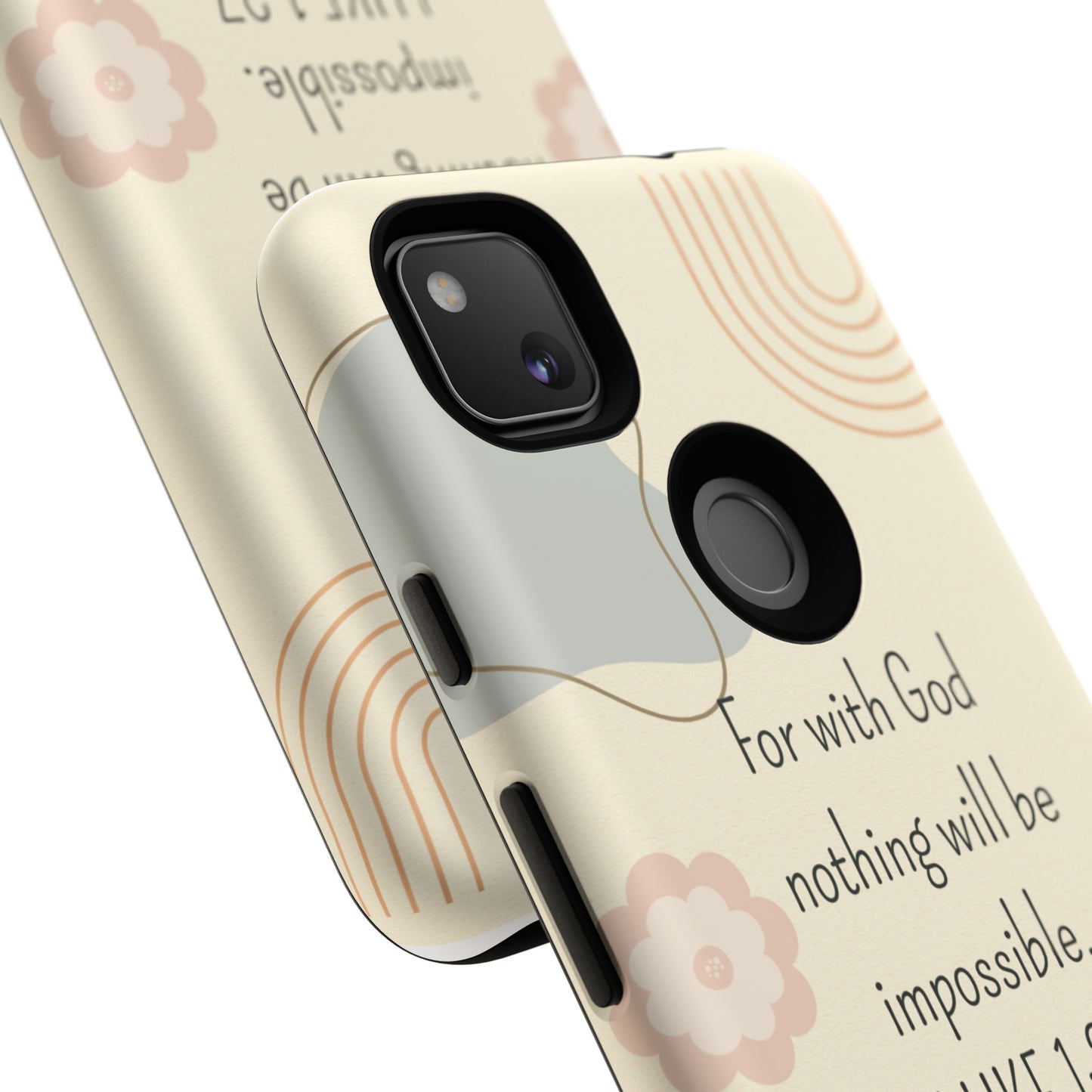 Luke 1:37 Phone Case