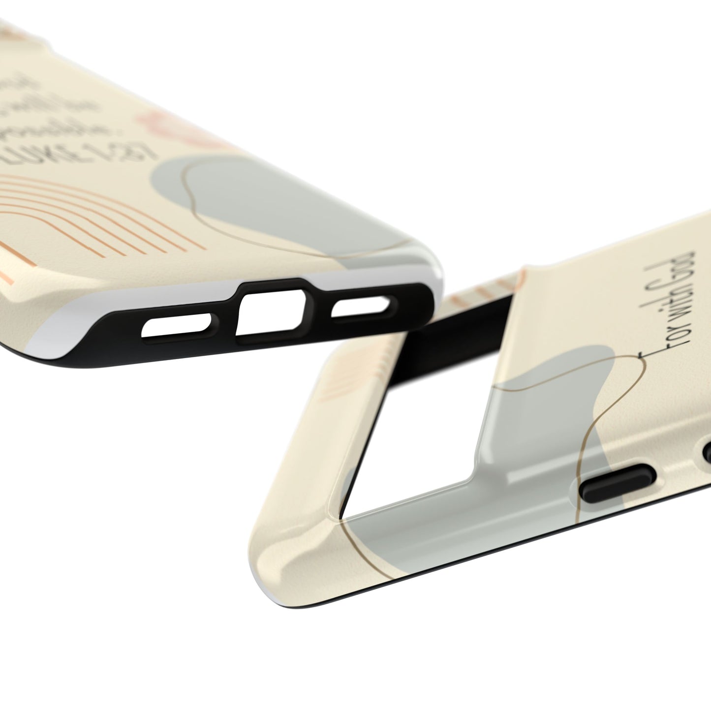 Luke 1:37 Phone Case