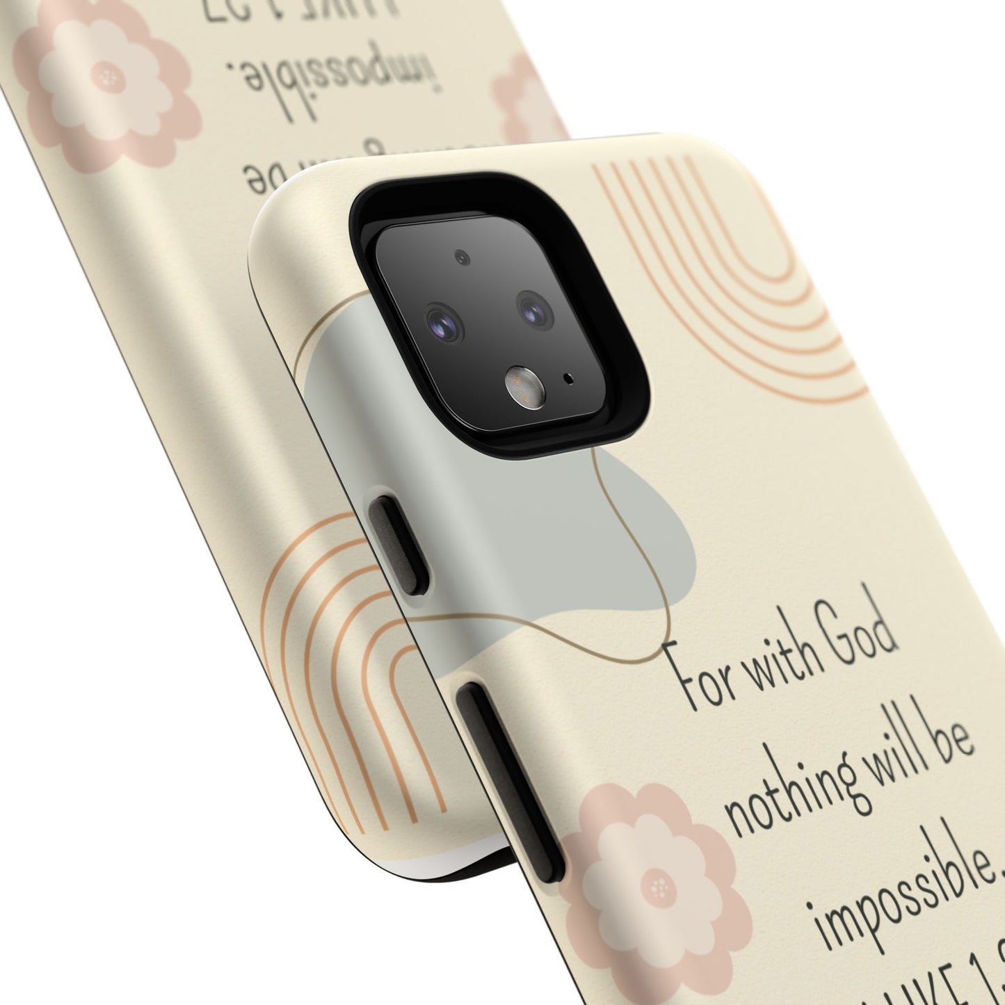 Luke 1:37 Phone Case