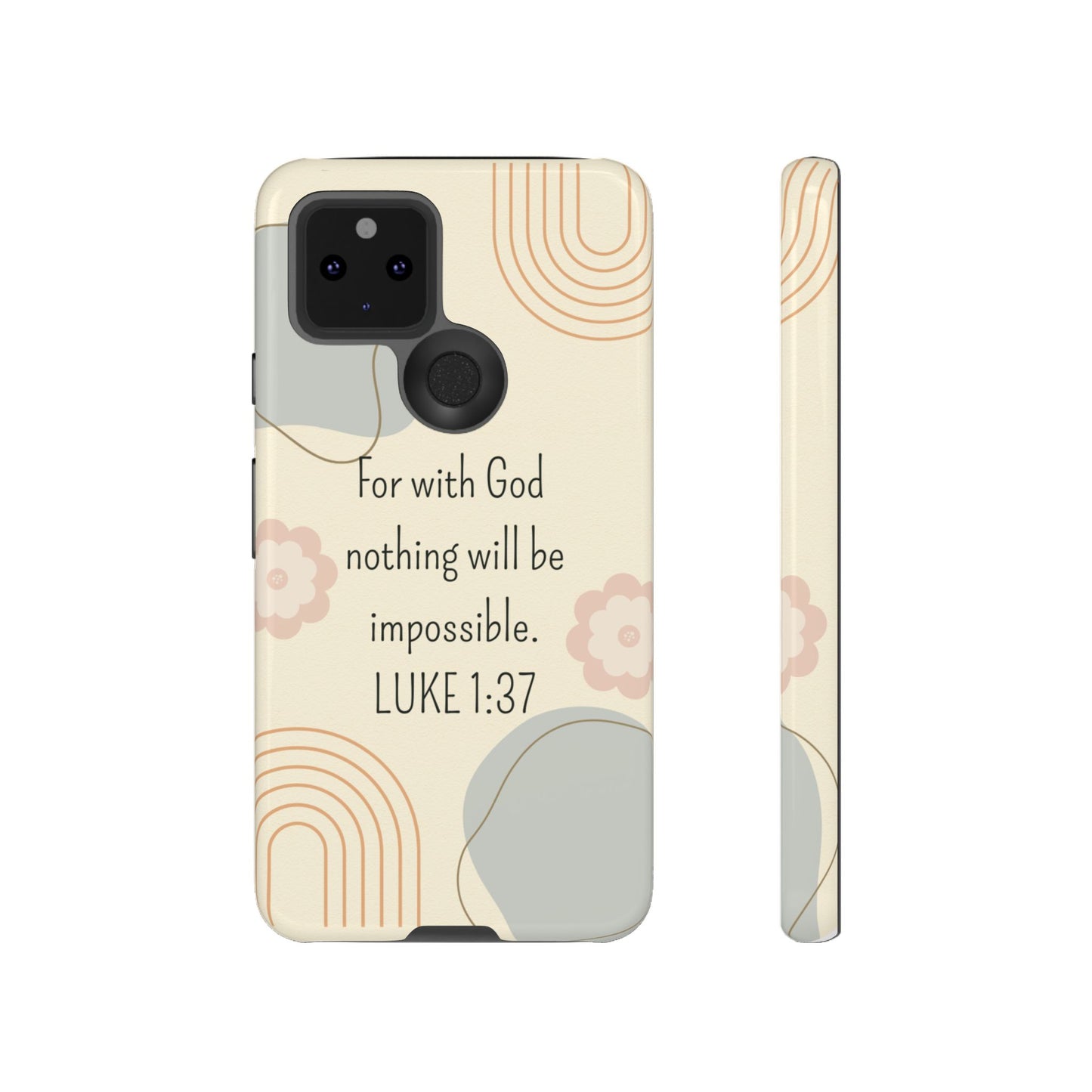 Luke 1:37 Phone Case