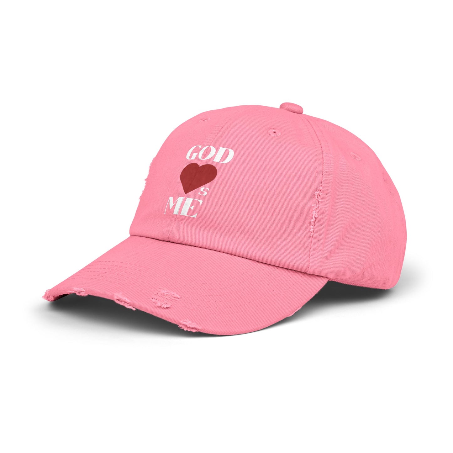 Distressed God Loves Me Cap