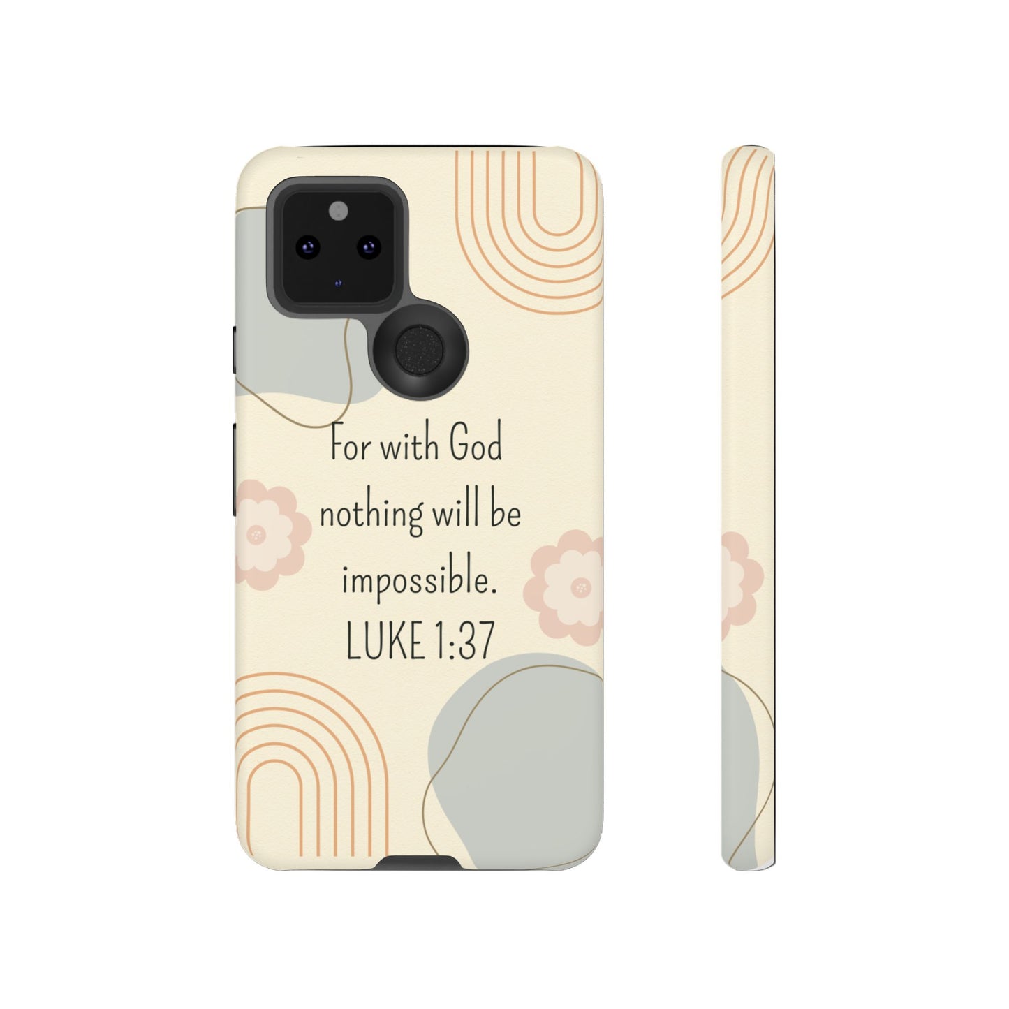 Luke 1:37 Phone Case