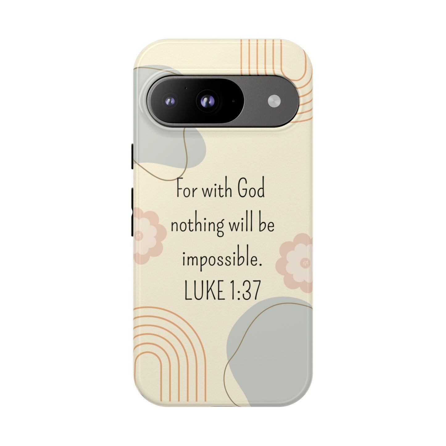 Luke 1:37 Phone Case