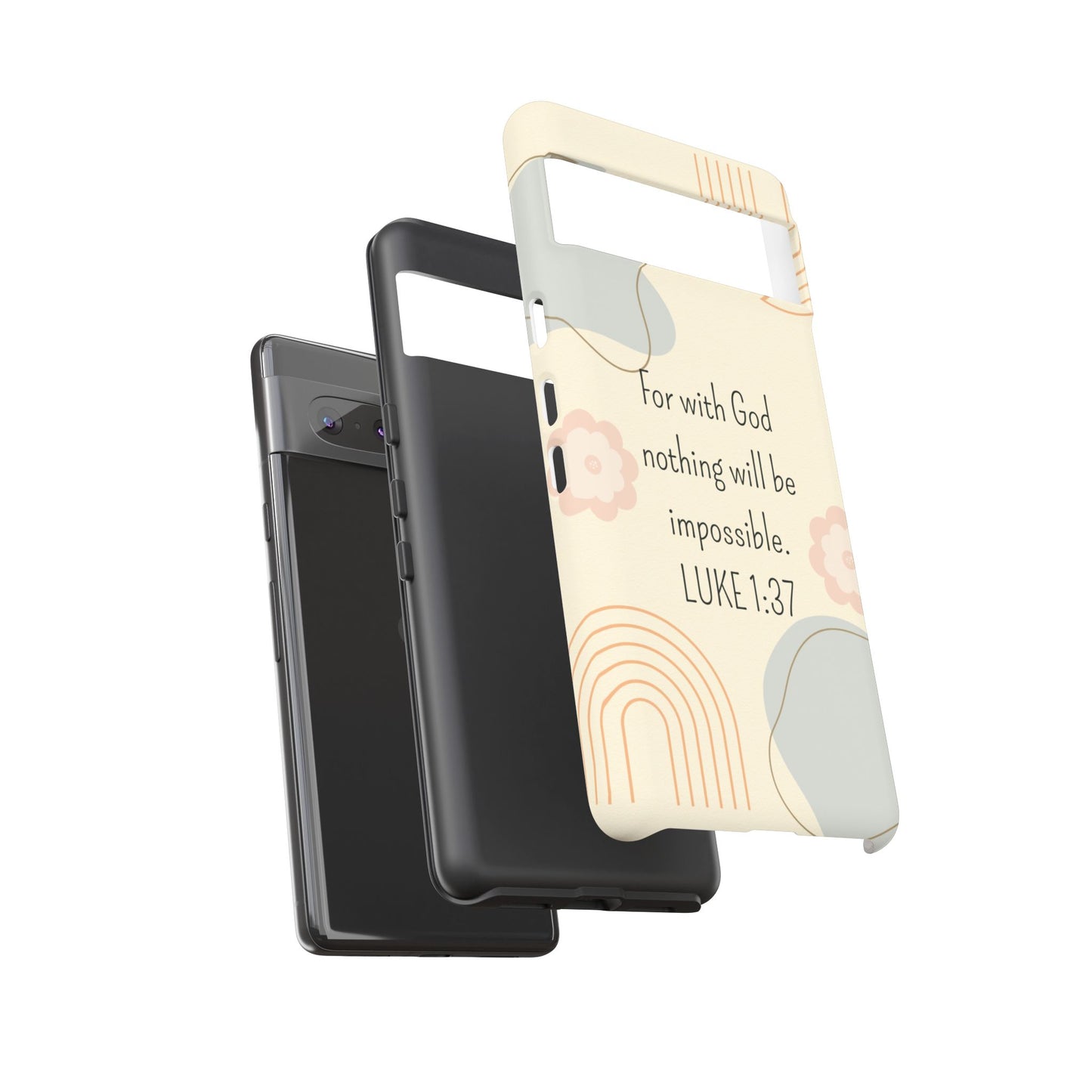 Luke 1:37 Phone Case