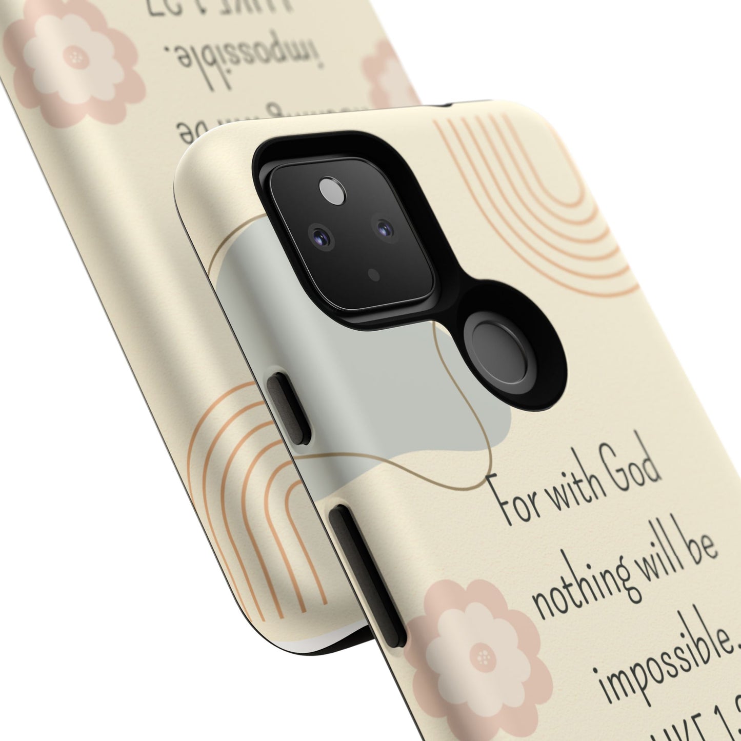 Luke 1:37 Phone Case