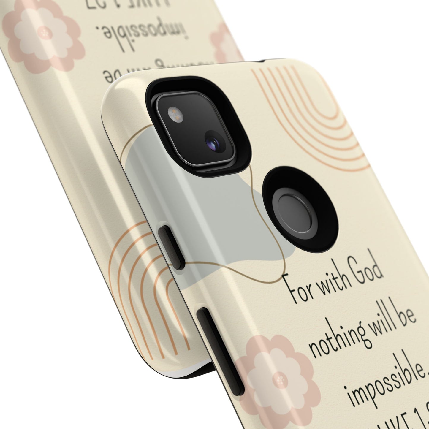 Luke 1:37 Phone Case
