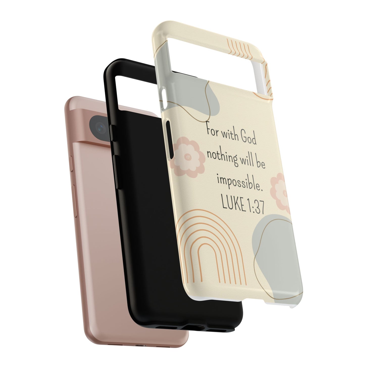 Luke 1:37 Phone Case