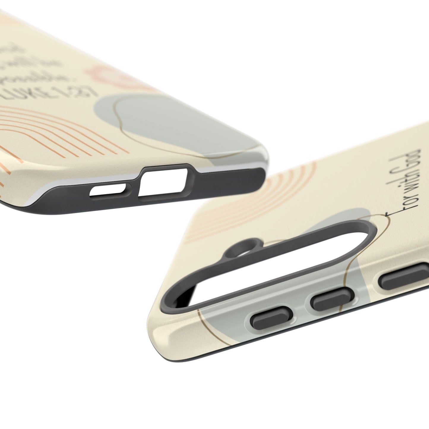 Luke 1:37 Phone Case