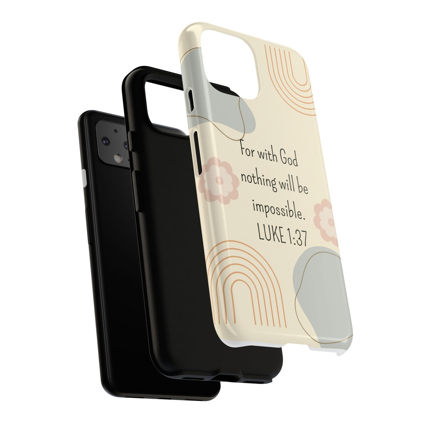 Luke 1:37 Phone Case