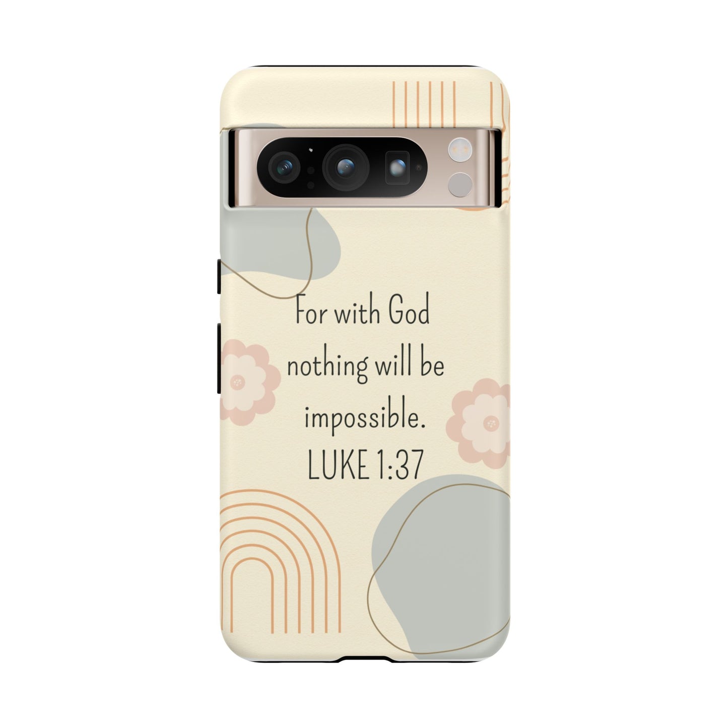 Luke 1:37 Phone Case